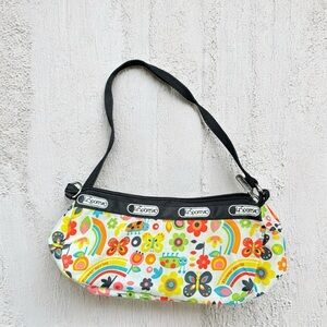 LeSportsac Multicolor Floral and Butterfly mini Bag
